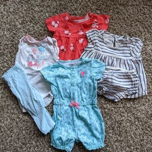 3-6 Month Girl Summer Lot of 6